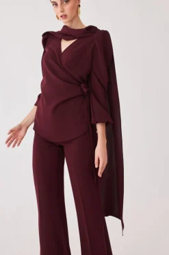 Coosy MARIA BARAZA X COOSY|Tops*BLUSA LAURA MB BURDEOS