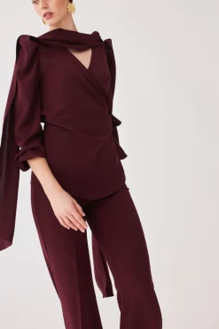 Coosy MARIA BARAZA X COOSY|Tops*BLUSA LAURA MB BURDEOS