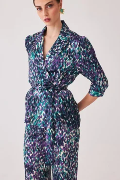 Coosy Tops|MARIA BARAZA X COOSY*CHAQUETA ISABEL EST.VERDE