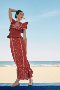 Coosy Total look*CONJUNTO CONJUNTO BLANCAGRANATE