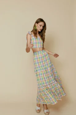 Coosy Faldas*FALDA CHECKMULTICOLOR