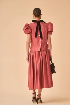 Coosy Total look|Faldas*FALDA FLORITATERRACOTA