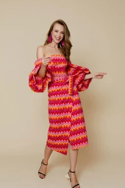 Coosy Total look|Faldas*FALDA SALERMOFUCSIA