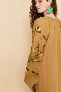 Coosy Vestidos*KAFTAN RIZO VERDE