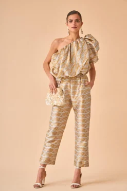 Coosy Pantalones|Total look*PANTALON SOLMETTO DORADO