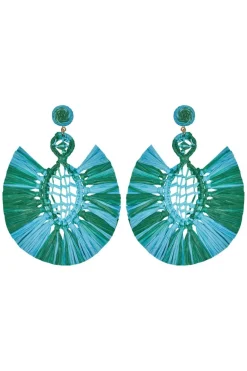 Coosy Bisutería*PENDIENTES ANDALUSÍVERDE
