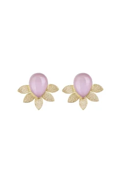 Coosy Bisutería*PENDIENTES CELESTE ROSA
