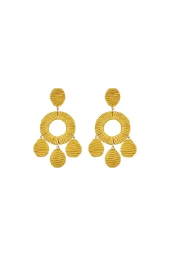 Coosy Bisutería*PENDIENTES SIMIONAAMARILLO
