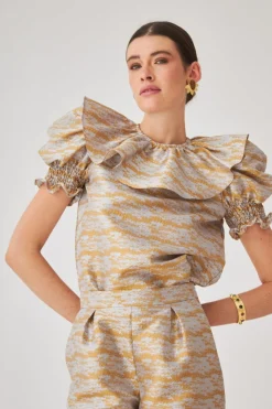 Coosy Tops|Total look*TOP FIESTA SOLMETTO DORADO