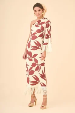 Coosy Vestidos midi*VESTIDO AMADE ESTAMPADO