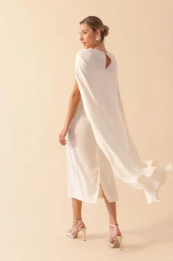 Coosy I DO|Vestidos midi*VESTIDO ANTONINABLANCO