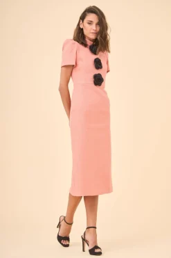 Coosy Vestidos midi*VESTIDO CARMENCITA ROSA