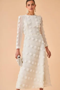 Coosy I DO|Vestidos midi*VESTIDO CARTERBEIGE