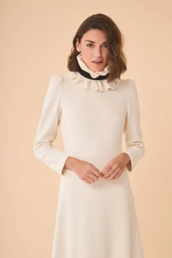 Coosy I DO|Vestidos midi*VESTIDO DINASTIABLANCO