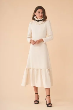 Coosy I DO|Vestidos midi*VESTIDO DINASTIABLANCO