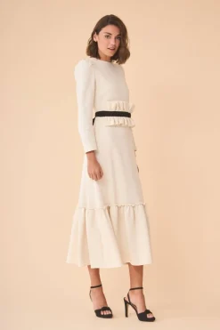 Coosy I DO|Vestidos midi*VESTIDO DINASTIABLANCO