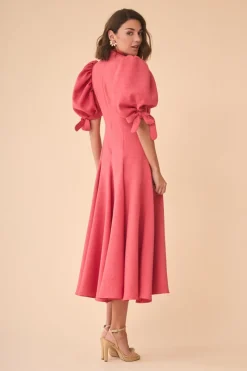 Coosy Vestidos midi*VESTIDO ELENAROSA