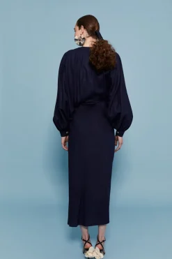 Coosy Vestidos midi*VESTIDO ELIAMARINO