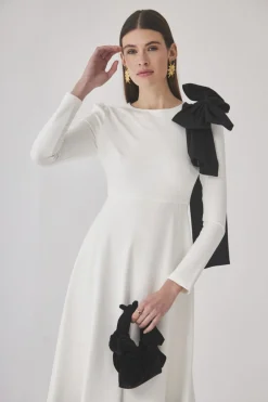 Coosy Vestidos midi*Vestido Fiorelo Crudo |