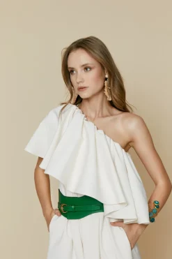 Coosy Vestidos midi*VESTIDO RAMONACRUDO